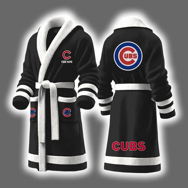 Cubs Baseball Personalized Bathrobe 2