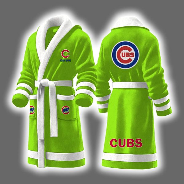 Cubs Baseball Personalized Bathrobe 5