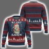 Cute Santa But First Ramen Lover Japanese Noodle Ugly Christmas Sweater