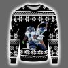D'Wayne Eskridge Seahawks Ugly Christmas Sweater