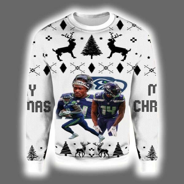 DeKaylin Zecharius Seahawks Ugly Christmas Sweater