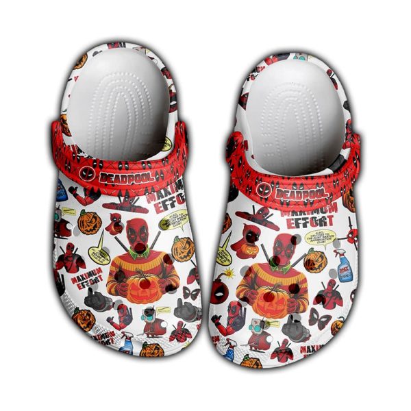 Deadpool x Halloween Crocs Clogs