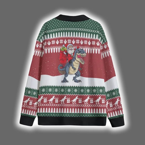 Dear Santa Just Bring A Dinosaur Christmas Cardigan 6