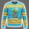 Deck The Palms Holiday Flamingo Beach Family Vacation In Hawaii Ugly Christmas Sweater 2