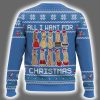 Dick Santa Hat All I Want For Christmas Ugly Christmas Sweater 3