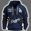 Dodgers 2025 Division Champs Quarter Zip Hoodie