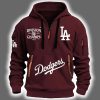 Dodgers 2025 Division Champs Quarter Zip Hoodie