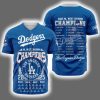 Dodgers B2B2B2B 2025 NL West Division Champions Jersey