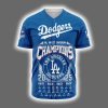 Dodgers B2B2B2B 2025 NL West Division Champions Jersey 2