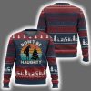 Don't Be Naughty Dog Peeing Christmas Tree Ugly Christmas Sweater