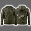 Eagles 2025 Salute To Service Hoodie Joggers Cap