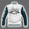 Eagles Christmas Personalized Baseball Jacket 3