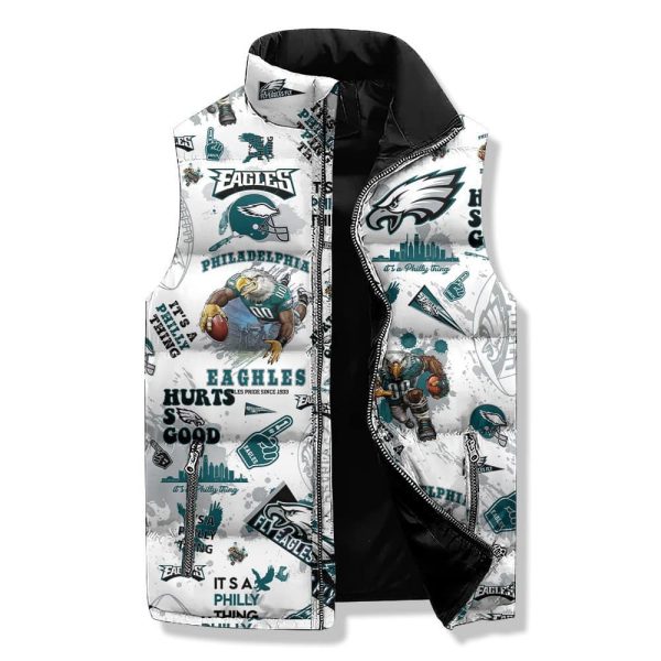 Eagles Hurts So Good Puffer Vest 2