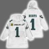 Eagles Jalen Hurts 1 Football Blanket Hoodie 2
