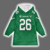 Eagles Saquon Barkley 26 Football Blanket Hoodie 2
