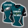 Eagles Sundays Are For The Birds Personalized Football Jersey