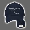 Erika Kirk He's On A Work Trip With Jesus Print Baseball Cap