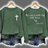 Erika Kirk He's On A Work Trip With Jesus Sweatshirt