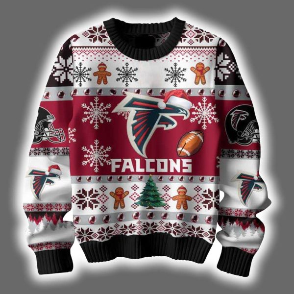 Falcons They Not Like Us Ugly Christmas Sweater 2