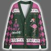 Flamingo Is This Jolly Enough Christmas Cardigan 4 1