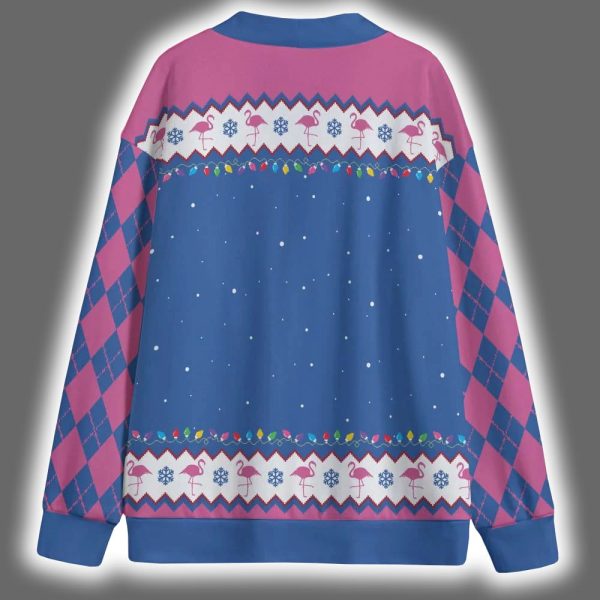 Flamingo Is This Jolly Enough Christmas Cardigan 7 1