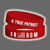 Freedom Charlie Kirk A True Patriot Bracelet Wristband