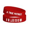 Freedom Charlie Kirk A True Patriot Bracelet Wristband 2