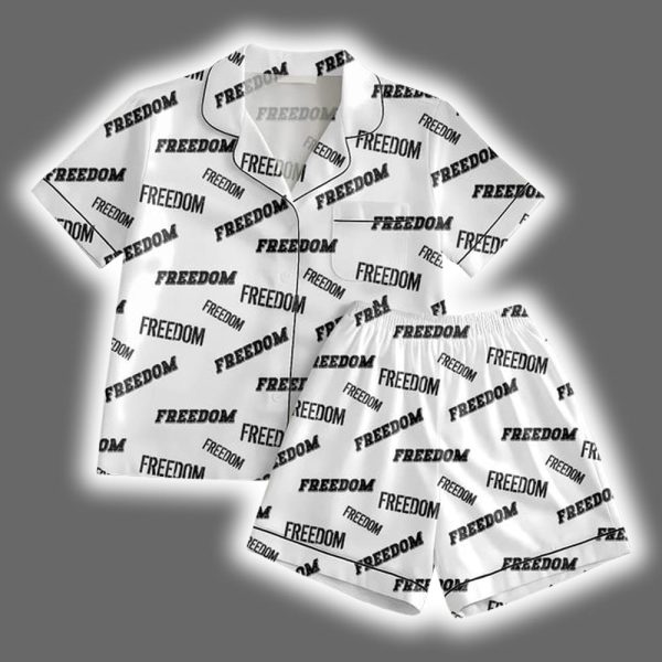 Freedom Charlie Kirk Pajamas Set