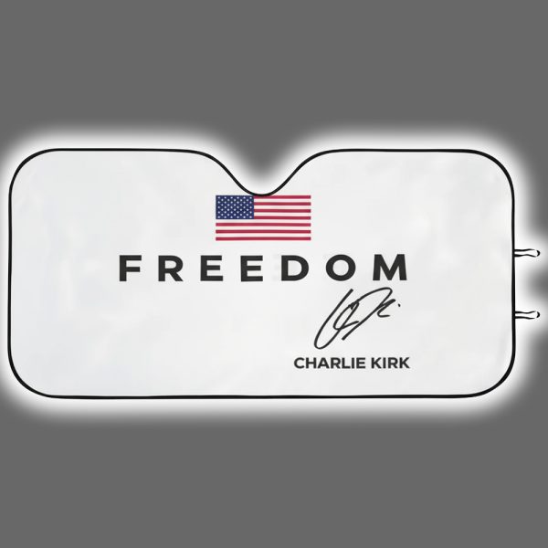 Freedom Charlie Kirk Sunshade Pad