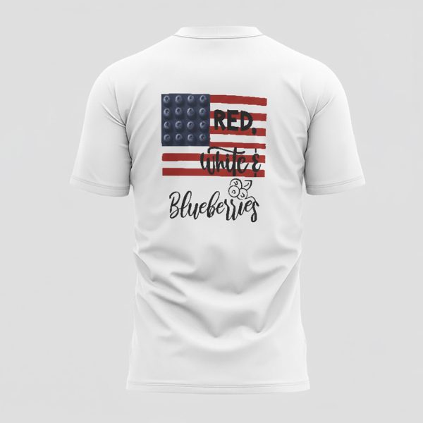 Freedom Live Like Charlie Red White And Blueberries Two Sided Shirt
