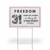 Freedom Thank You Charlie In Memory Of A True Patriot Yard Sign