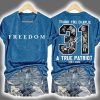 Freedom Thank You Charlie Kirk Two Sided Shirt