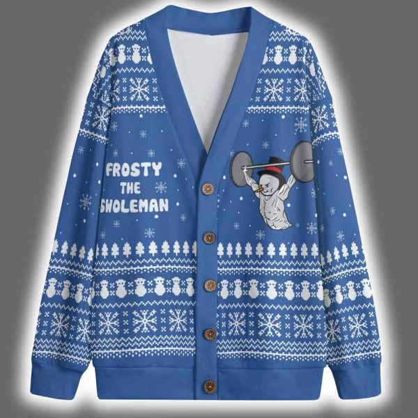 Frosty The Swoleman Ugly Cardigan 2 2