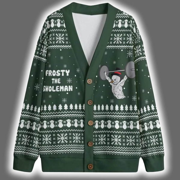 Frosty The Swoleman Ugly Cardigan 3 2