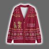 Funny Cookites Tis The Season To Be Naughty Christmas Cardigan 2 1