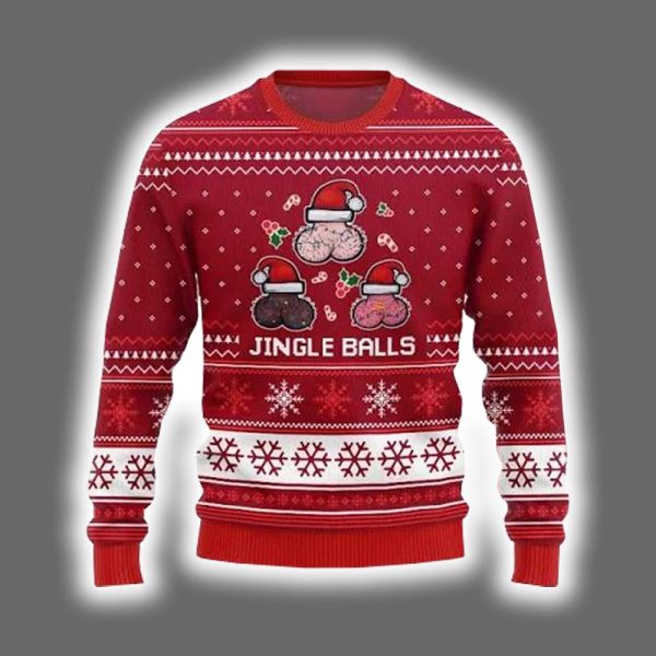 Funny Jingle Balls Ugly Christmas Sweater 2