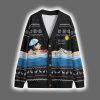 Funny Melting Snowman Santa Christmas Cardigan 2