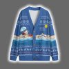 Funny Melting Snowman Santa Christmas Cardigan 3