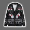 Funny Santa Wrecking Ball Christmas Cardigan 5