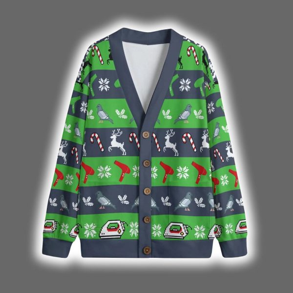 Funny You Filthy Animal Saying Christmas Cardigan