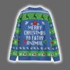 Funny You Filthy Animal Saying Christmas Cardigan 3 1