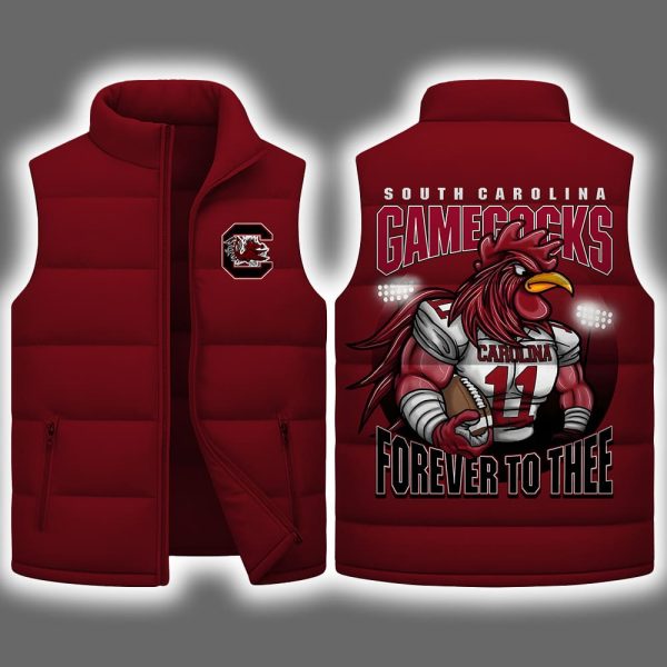 Gamecocks Forever To Thee Puffer Vest