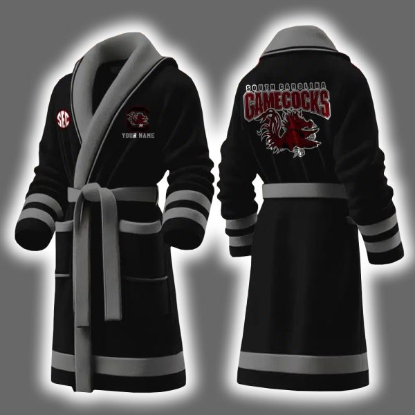 Gamecocks Luxurious Comfort Personalized Bathrobe 2