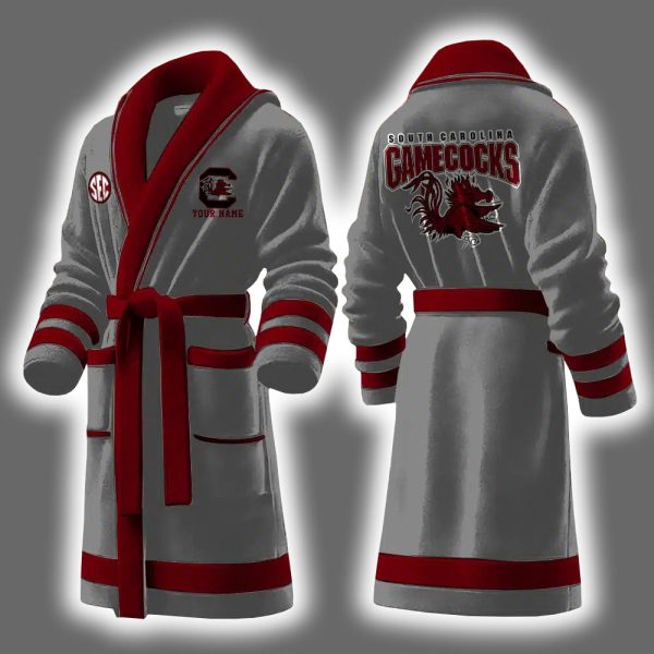 Gamecocks Luxurious Comfort Personalized Bathrobe 3