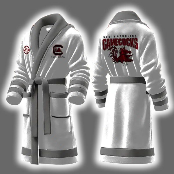 Gamecocks Luxurious Comfort Personalized Bathrobe 6