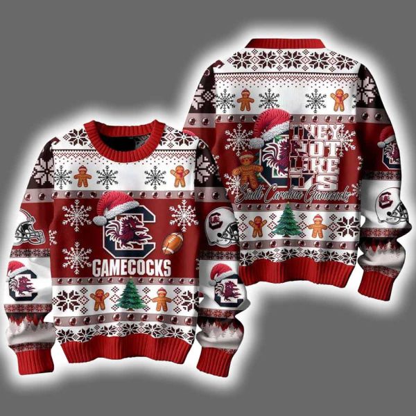 Gamecocks They Not Like Us Ugly Christmas Sweater