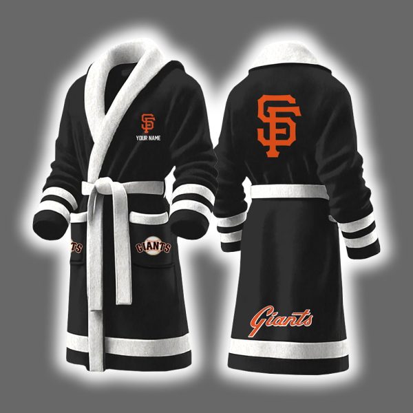 Giants Baseball Personalized Bathrobe 2