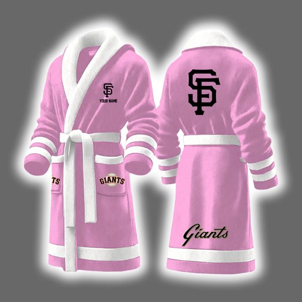 Giants Baseball Personalized Bathrobe 3