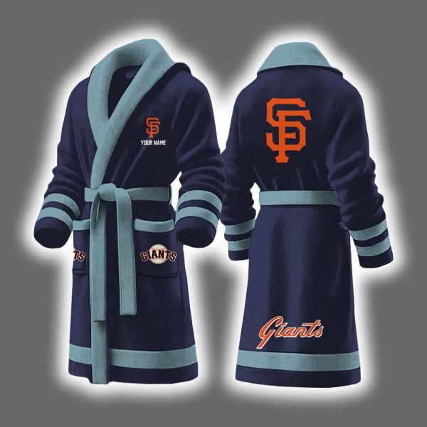 Giants Baseball Personalized Bathrobe 8