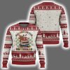 Gingerbread Man All Booked For Xmas Ugly Christmas Sweater